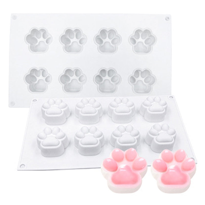 DG-14 8-Cell Cat Claw Shape Mousse Cake Silicone Mold DIY Jelly Pudding Mold (No FDA, BPA Free) DG-14 8-Cell Cat Claw Shape Mousse Cake Silicone Mold DIY Jelly Pudding Mold (No FDA, BPA Free)